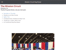 Tablet Screenshot of missioncircuit.com